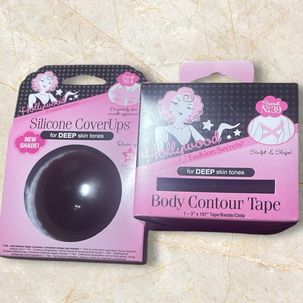 Hollywood Fashion Secrets fashion tape Silicone CoverUps and Body Contour  Deep
